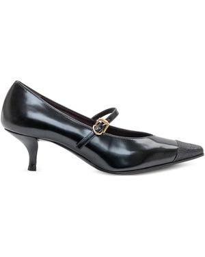 Roberto Festa Buckled Court Shoes - Black