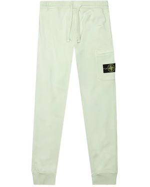 Stone Island Pantalon À Poches Plaquées - Green