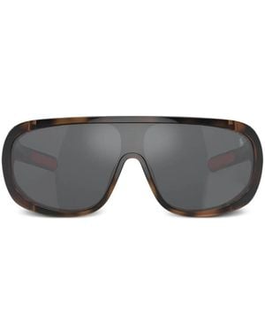 Polo Ralph Lauren Ph4215U Shield-Frame Sunglasses - Grey