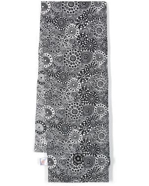 10 Corso Como Schal Mit Grafischem Print - Grau