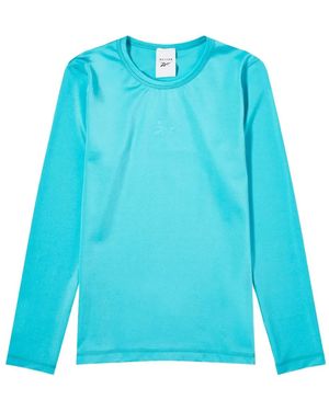 Reebok Botter Logo Long-Sleeve T-Shirt - Blue