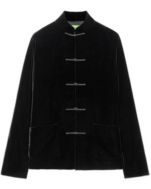 Shanghai Tang Mandarin-Collar Jacket - Black