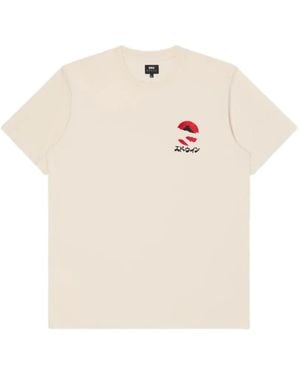 Edwin Kamifuji Printed T-Shirt - Natural
