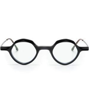 Rigards Rg1094 Round-Frame Glasses - Black