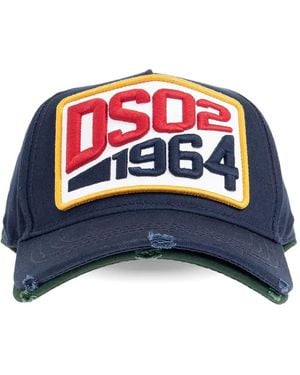 DSquared² Gorra Con Parche Del Logo - Rojo