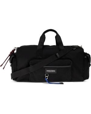 DSquared² Logo-Patch Holdall - Black