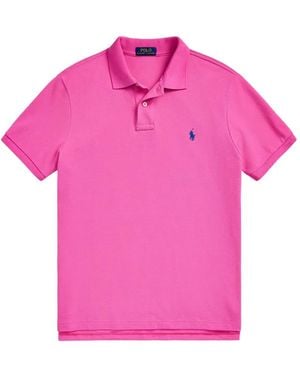 Polo Ralph Lauren Logo-Embroidered Polo Shirt - Pink