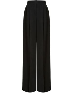 Alberta Ferretti センタープレス パンツ - ブラック