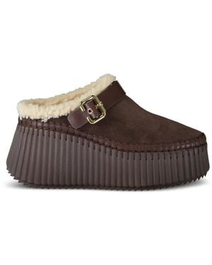 Chloé Mules - Brown