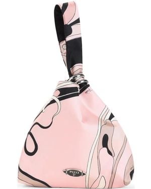 PUCCI Pochette Emilio À Imprimé Orchidée - Pink
