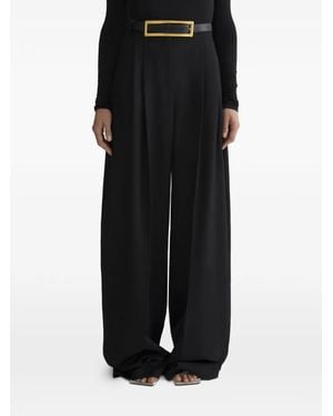 Mugler High-Waisted Trousers - Black