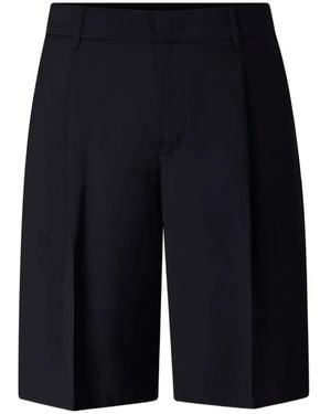 Bogner Shorts Mit Bundfalten - Blau