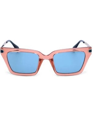 MAX&Co. Geometric-Frame Sunglasses - Blue