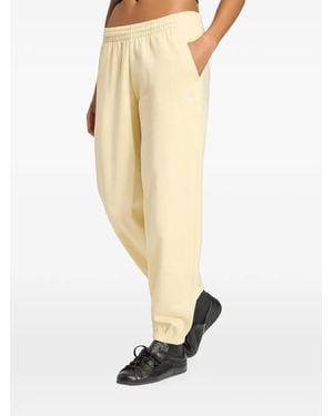 adidas Logo-Embroidered Track Trousers - Natural