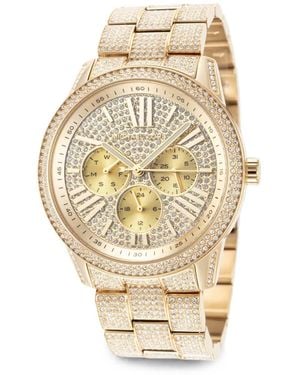 Michael Kors Brynn Armbanduhr Mit Kristall-Pavé 42Mm - Mettallic