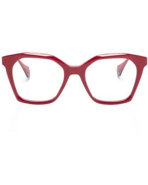 Gigi Studios Ashira Oversize-Frame Glasses - Pink
