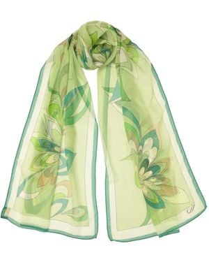 Elizabetta Foulard Liana À Fleurs Imprimées - Green