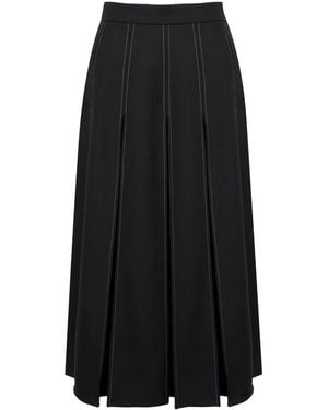 Ports 1961 Cut-Out Midi Skirt - Black