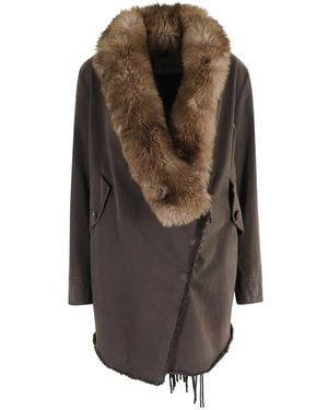 Bazar Deluxe Frayed Coat - Gray