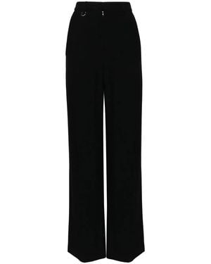 John Richmond Pantalon Droit À Plis Marqués - Noir