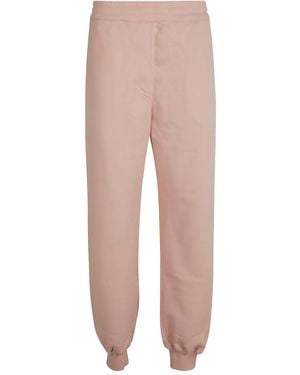 McQueen Logo-Print Track Trousers - Pink