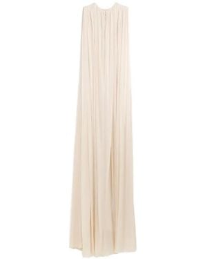 Petar Petrov Robe Longue À Design Froncé - White