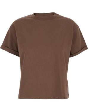 Ba&sh Rosie T-Shirt Met Korte Mouwen - Bruin