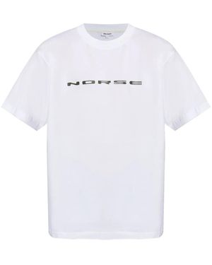 Norse Projects ロゴ Tシャツ - ホワイト