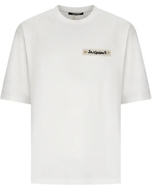 Jacquemus Logo-Patch T-Shirt - White