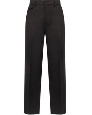 Dondup Broek Van Wolblend - Zwart