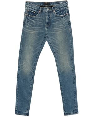 Purple Brand Buttoned Jeans - Blue