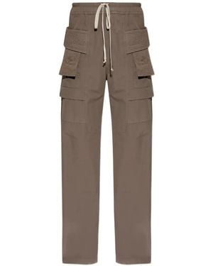 Rick Owens Pantalon Droit À Poches À Rabat - Multicolour