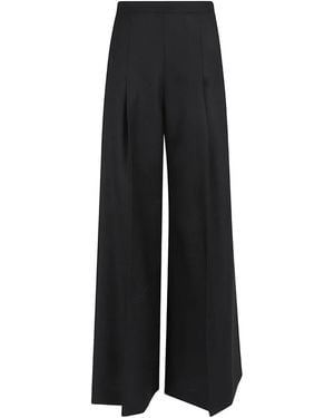 Giambattista Valli Pleated Palazzo Trousers - Black