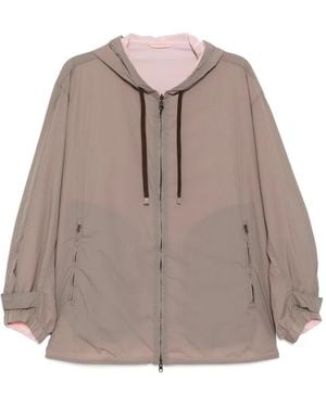 JNBY Hooded Trench Coat - Brown