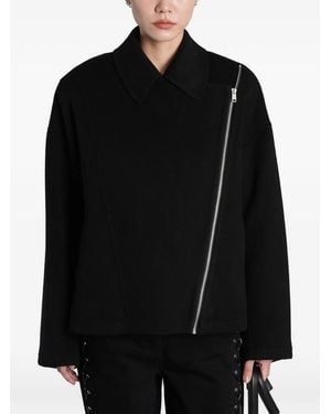 IRO Ampstack Asymmetric Zip-Fastening Jacket - Black