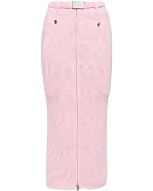 Alessandra Rich Kokerrok Met Pailletten - Roze
