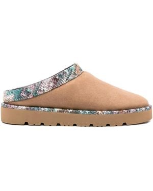 Missoni Patterned-Trim Slippers - Multicolour