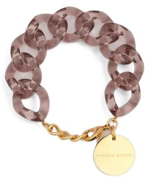Vanessa Baroni Pulsera De Eslabones Gruesos - Rosa