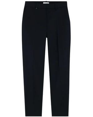 Tommy Hilfiger Pressed-Crease Straight Trousers - Black