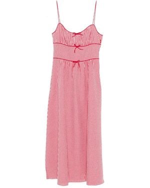 Doen Vestido midi Belline - Rosa