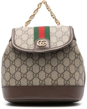 Gucci Mini Sac À Dos Ophidia - Gris