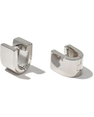 Otiumberg Pendientes huggie gruesos - Metálico