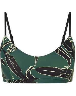 The Upside Tamara Floral-Print Sports Bra - Green