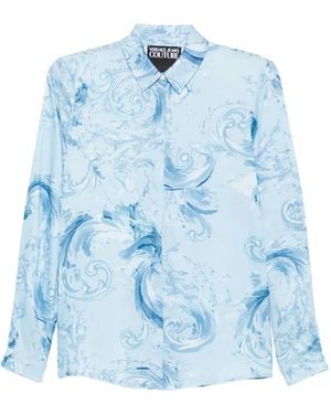 Versace Jeans Couture Printed Shirt - Blue