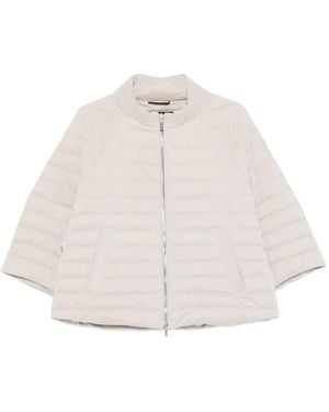 Moorer Zip Jacket - White
