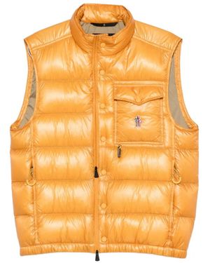 Moncler Pocket Padded Gilet - Orange