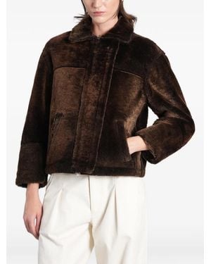 Salvatore Santoro Reversible Shearling Jacket - Black