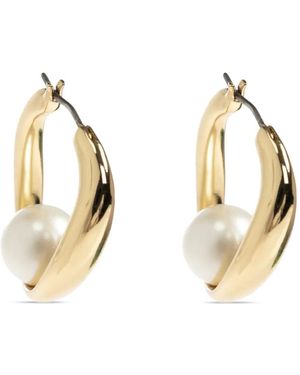 Kate Spade Harmony Hoop Earrings - Natural