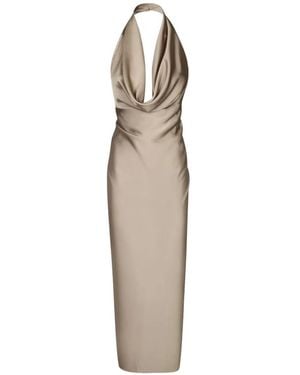 Blanca Vita Cowl-Neck Maxi Dress - White