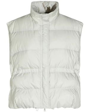 Brunello Cucinelli Quilted Gilet - White